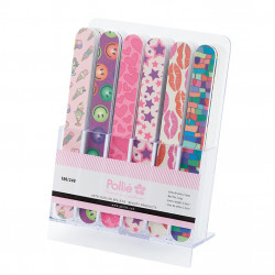 Expositor Lima Acolchada Decorada - Manicura - Pedicura