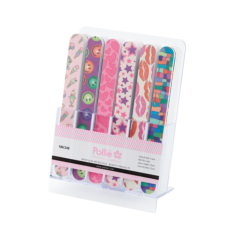 Expositor Lima Acolchada Decorada - Manicura - Pedicura